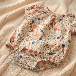 Viscose met linnen Botanic design B