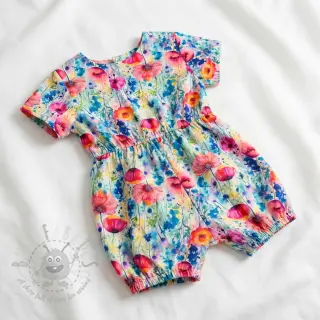 Viscose met linnen Bright and bold design C