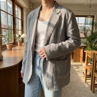 Viskóza s ľanom SPANDEX grey