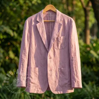 viscose met linnen SPANDEX lilac