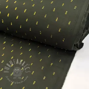 Viscose LUREX dark green