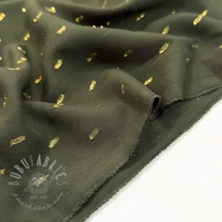 Viscose LUREX dark green