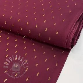 Viscose LUREX burgundy