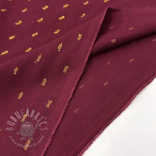 Viscose LUREX burgundy