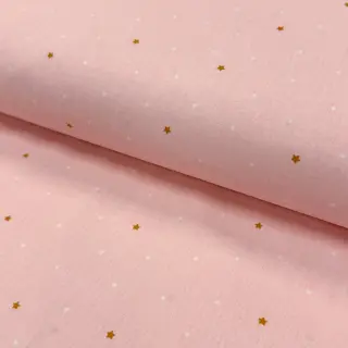 Bavlnená látka Sweet bear star light rose ORGANIC