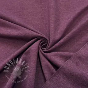 Sweaterstof aubergine melange