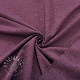 Sweaterstof aubergine melange