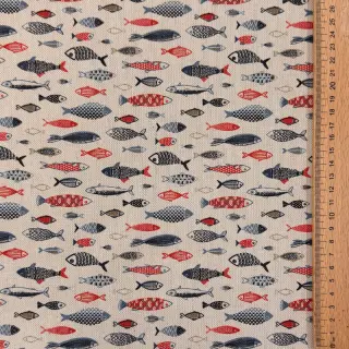 Dekoračná látka Linenlook Aquarium multico