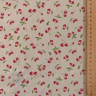 Decoratiestof Linenlook Griotte multico