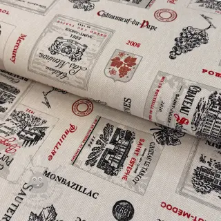 Decoratiestof Linenlook Cabernet multico