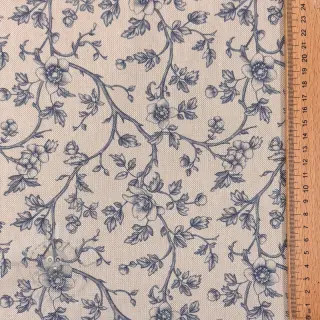 Decoratiestof Linenlook Meredith bleu