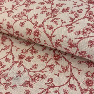 Decoratiestof Linenlook Meredith rouge
