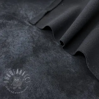 Kunstleer voor kleding FOIL navy