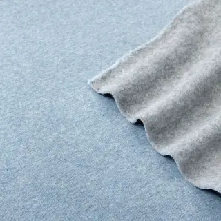 Teplákovina počesaná JOGGING blue melange