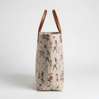 Dekoračná látka Linenlook Cute Paris multico