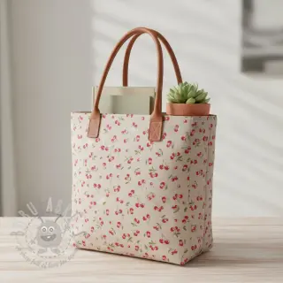 Decoratiestof Linenlook Griotte multico
