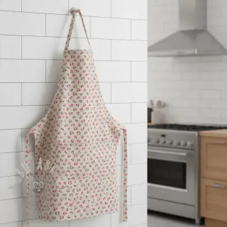 Decoratiestof Linenlook Griotte multico