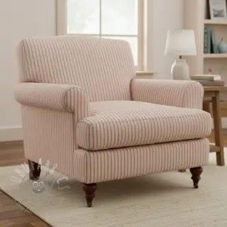 Decoratiestof Linenlook Vincennes rouge