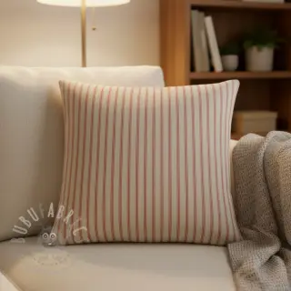 Decoratiestof Linenlook Vincennes rouge