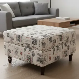 Decoratiestof Linenlook Cabernet multico