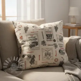Decoratiestof Linenlook Cabernet multico