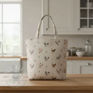 Decoratiestof Linenlook Picoti multico
