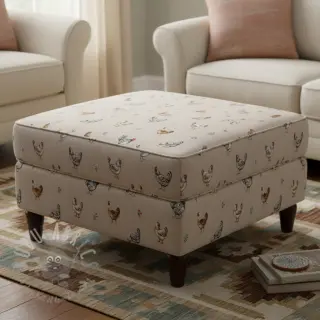 Decoratiestof Linenlook Picoti multico