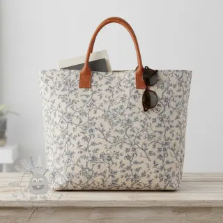 Decoratiestof Linenlook Meredith bleu