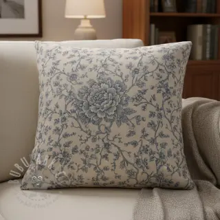 Decoratiestof Linenlook Meredith bleu