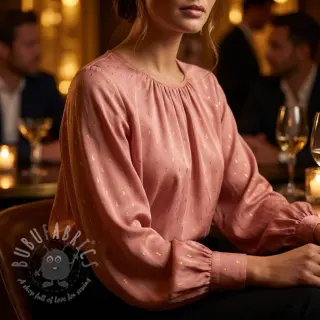 Viscose LUREX blush
