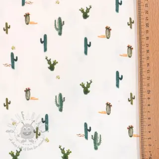 Tricot Safari off white digital print