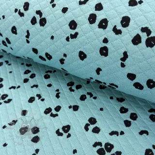 Sweaterstof QUILT Animal skin fresh sage