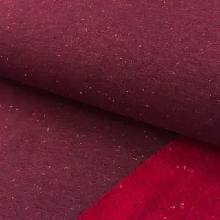 Teplákovina počesaná COSY burgundy melange