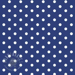 Katoenen stof Dots cobalt