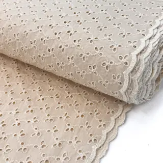 Bavlnená látka EMBROIDERY Rosemary beige