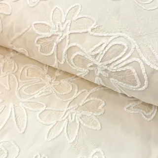 Bavlnená látka EMBROIDERY Chenille Manon design A