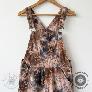 Babyrib cord TIE DYE 21W Dandy design B
