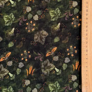 Viskóza RAYON POPLIN Dark barrock design B