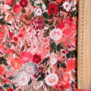 Viscose RAYON POPLIN Wild flowers design B
