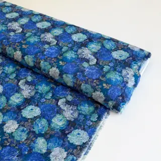 Viskóza RAYON POPLIN Flower sea design B