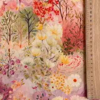 Viskóza RAYON POPLIN Love design B