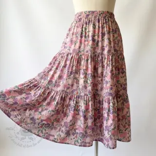 Viscose RAYON POPLIN Simplistic flowers design B