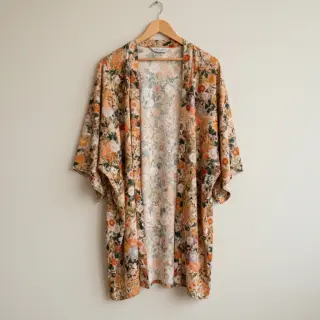 Viskóza RAYON POPLIN Wild flowers design A