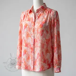 Viscose RAYON POPLIN Faded spots design D