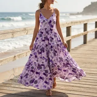 Viscose RAYON POPLIN Bouncy design En