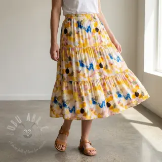 Viscose RAYON POPLIN Bouncy design E