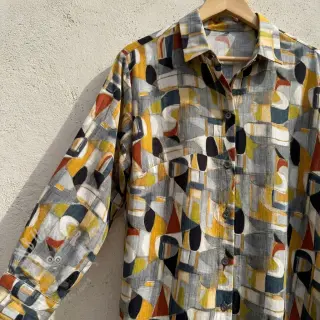 Viscose RAYON POPLIN Leona design D