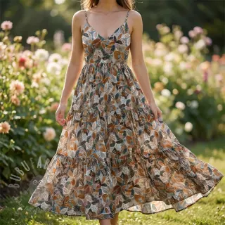 Viscose RAYON POPLIN Floral design E