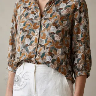 Viscose RAYON POPLIN Floral design E