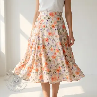 Viscose RAYON POPLIN Love design D